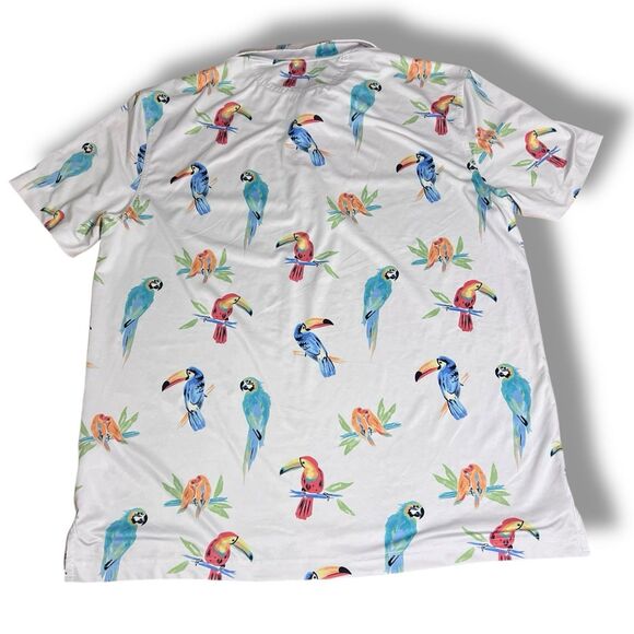 Chubbies Golf Men's Large Performance Polo Shirt - Picture 3 of 8